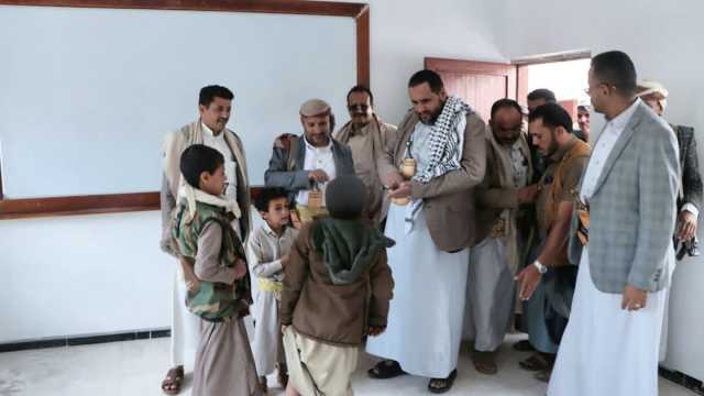 استلام مبنى مدرسة الإمام الهادي في مديرية الطيال