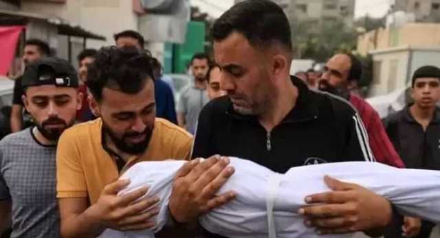 استشهاد طفلة نتيجة سوء التغذية بسبب التجويع الصهيوني في بيت حانون بقطاع غزة