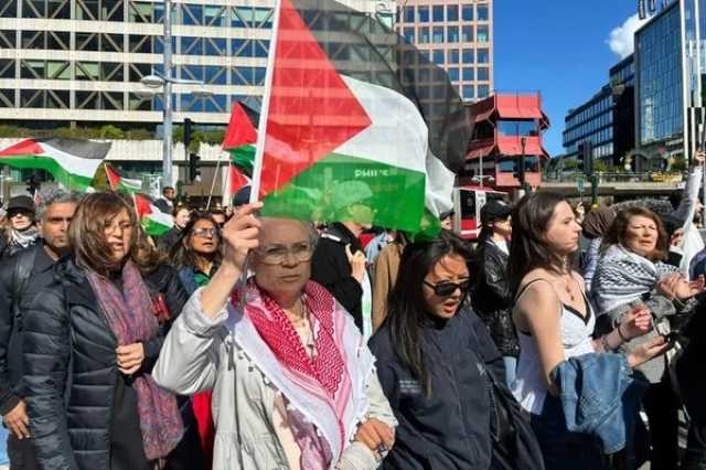 مظاهرة حاشدة في سان فرانسيسكو لمطالبة بإنهاء “الابادة في غزة”