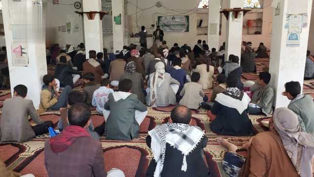 فعالية خطابية في جبل الشرق بذمار احتفاءً بقدوم ذكرى المولد النبوي