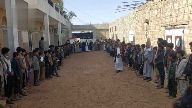 وقفات طلابية في مدارس الطويلة تضامنًا مع فلسطين