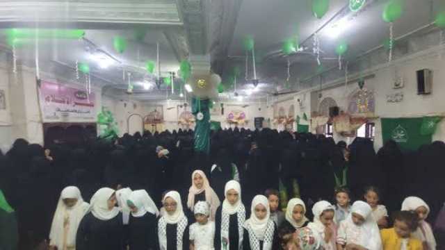 القطاع النسائي في حجة يدشن فعاليات ذكرى المولد النبوي