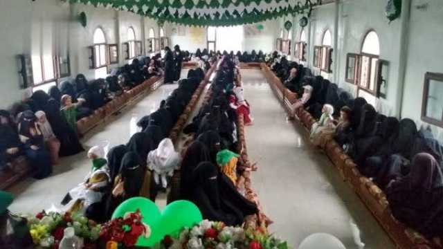 الهيئة النسائية في مديرية المفتاح بحجة تحتفي بذكرى المولد النبوي