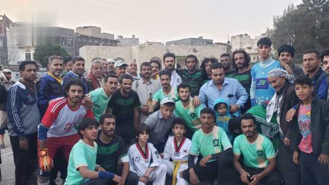 المولد والبخيتي يدشنان دورة الألعاب الرياضية على كأس المولد النبوي بذمار