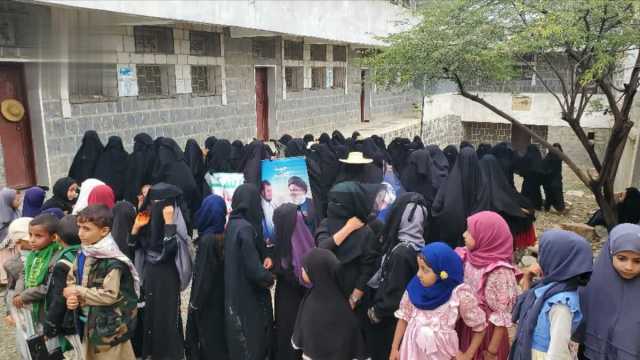 وقفات نسائية في حجة تضامنا مع الشعب الفلسطيني في غزة