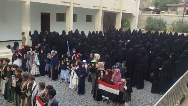 وقفات نسائية في حجة تضامنًا مع الشعب الفلسطيني