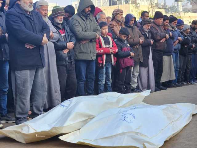 شهيدان برصاص العدو الصهيوني في حي التفاح شرق مدينة غزة