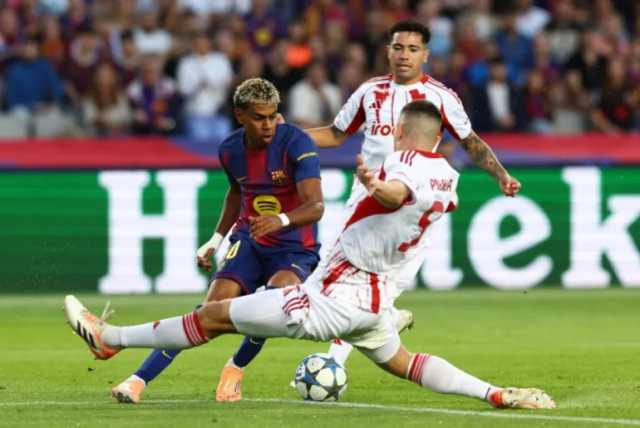 برشلونة يسحق أولمبياكوس في دوري أبطال أوروبا