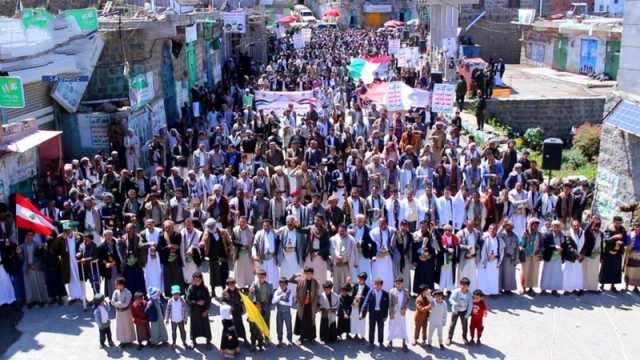 80 مسيرة حاشدة في ريمة تؤكد الثبات على الموقف والجهوزية لمواجهة العدو