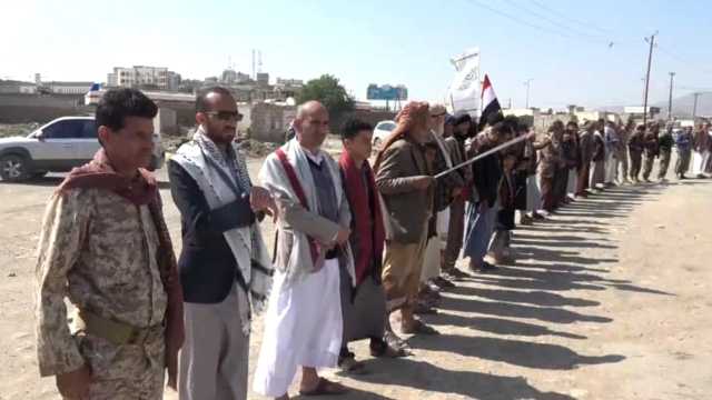 مسير راجل ووقفة في سنحان بالذكرى الثانية لعملية طوفان الأقصى