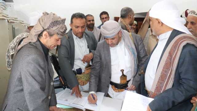 رئيس هيئة التفتيش القضائي يتفقد سير العمل القضائي في البيضاء