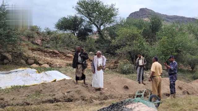 الشغدري يتفقد سير العمل بتسوير وتجهيز أرضية محطة معالجة الصرف الصحي في دمت