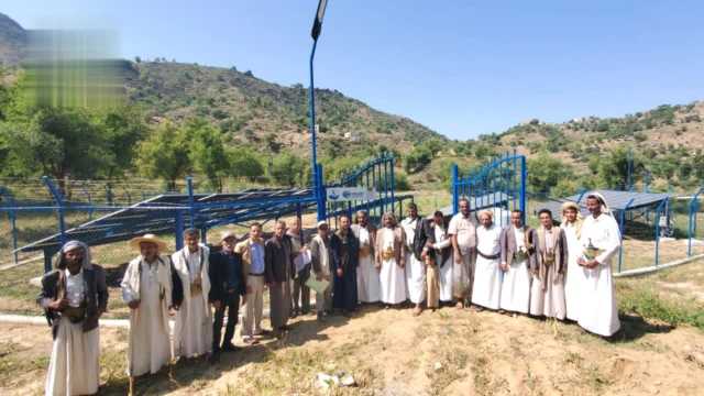 تسلّم مشروعي مياه في جبل المحويت