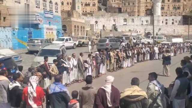 وقفات حاشدة في المحويت وفاءً لدماء الشهداء وتأكيداً على الجهوزية العالية