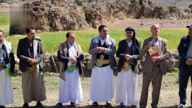تدشين العمل في ثلاثة مشاريع مياه في إب