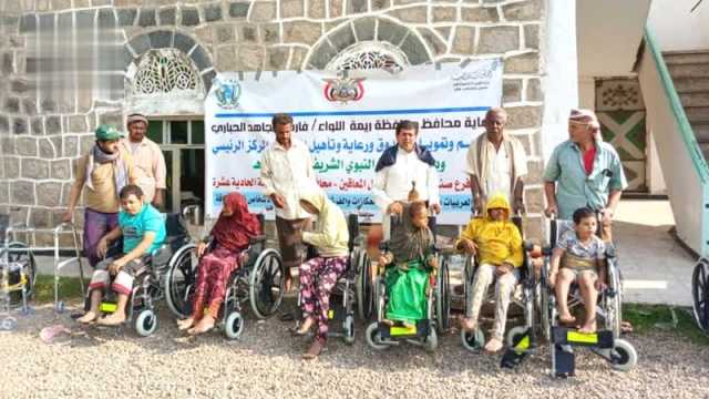 تدشين توزيع المستلزمات للأشخاص ذوي الإعاقة في الجعفرية بريمة