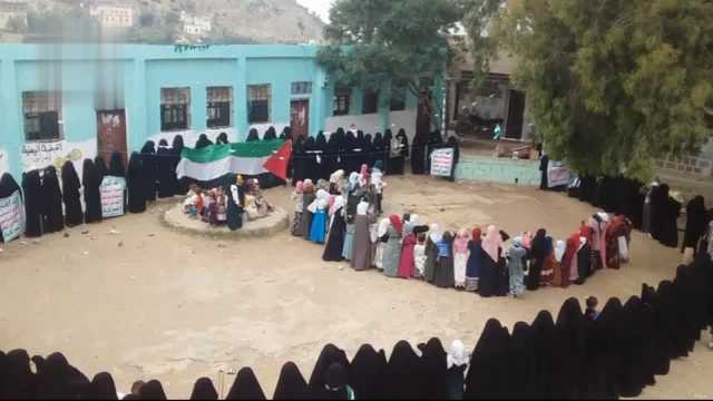 وقفات نسائية بصعدة دعمًا لغزة في الذكرى الثانية لعملية “طوفان الأقصى”