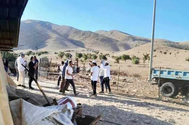 منظمة البيدر : 384 اعتداءً إسرائيليًا ضد التجمعات البدوية بالضفة المحتلة خلال أكتوبر