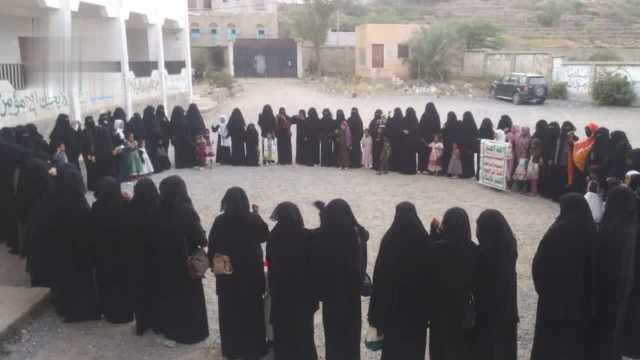 فعالية خطابية للهيئة النسائية في الرجم بالمحويت بذكرى سنوية الشهيد