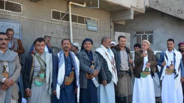 صلح قبلي في إب ينهي قضية قتل بين آل القوسي وشداد من مديرية المخادر