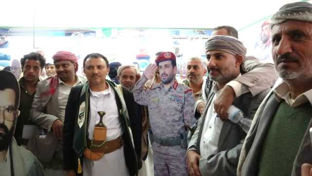 افتتاح معرض صور الشهداء في الرجم بالمحويت