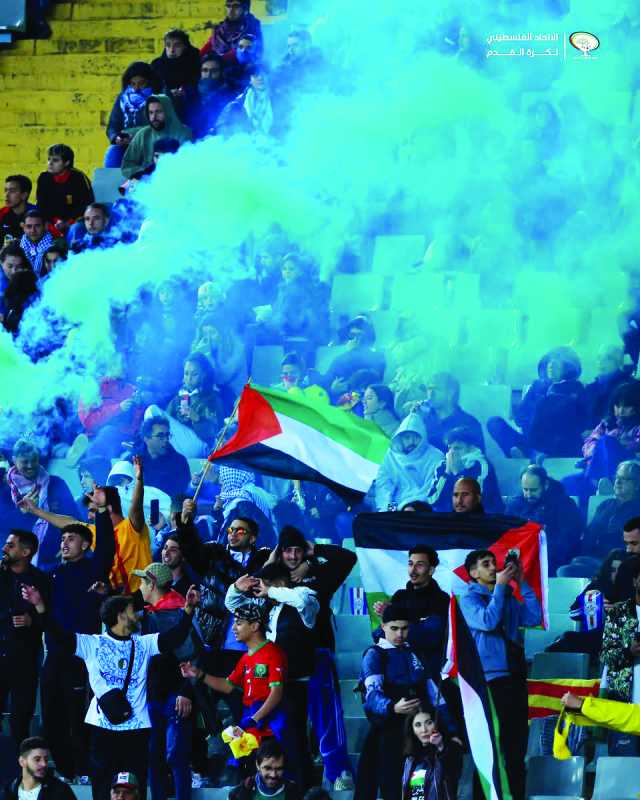 مشاعر وجدانية إسبانية تغمر منتخب فلسطين خلال مباراته الودية أمام منتخب كتالونيا