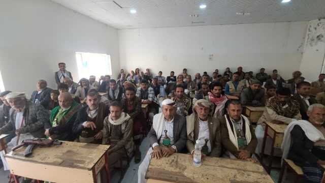 فعالية خطابية في حفاش بالذكرى السنوية للشهيد