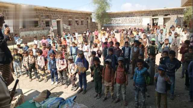 وقفات طلابية في مدارس المحويت وفاءً للشهداء ودعمًا للقضية الفلسطينية