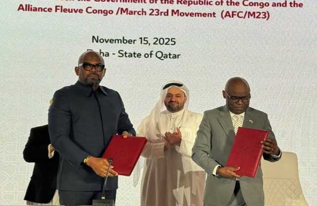 سلطات الكونغو الديمقراطية وحركة “23 مارس” توقعان اتفاقية إطارية للسلام