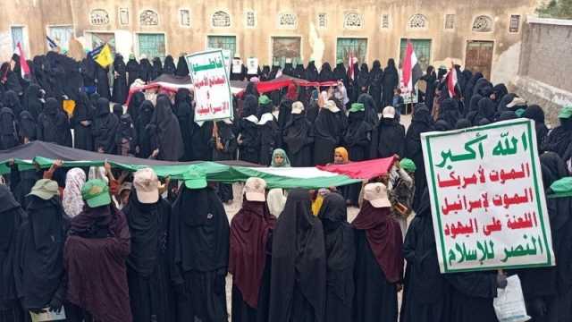 وقفات للهيئة النسائية في حجة وفاء لدماء الشهداء