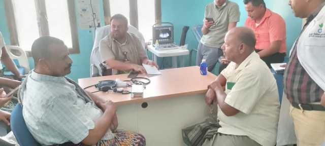 تفقد سير الخدمات الصحية في مركز الخوبة الصحي باللحية