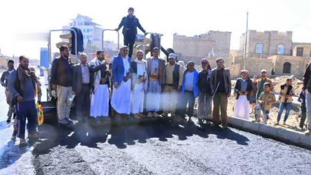 تفقد أعمال سفلتة شارع الثلاثين في همدان