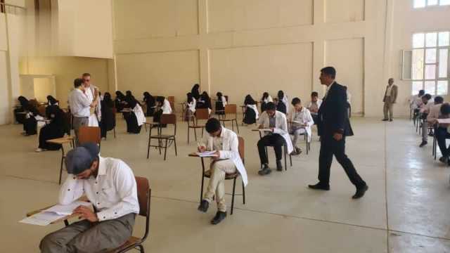 تدشين اختبارات الفصل الدراسي الأول في جامعة المحويت