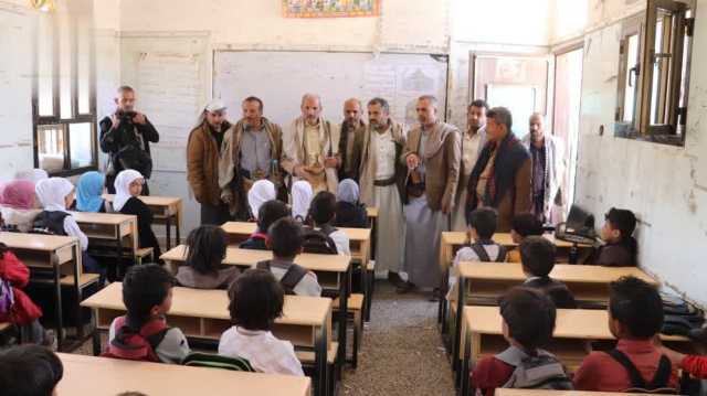 الشغدري يتفقد أعمال ترميم وتأهيل مدرسة الجيل الجديد في دمت في دمت