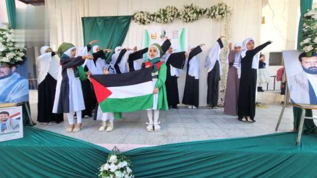 فعالية بمدرسة الزهراء في حجة بالذكرى السنوية للشهيد