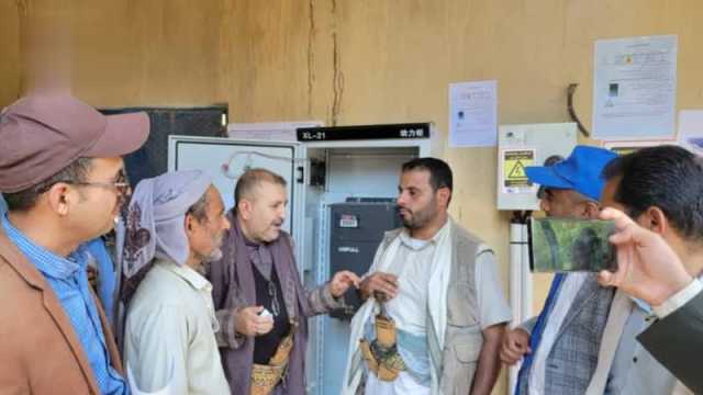 تسليم مشروع مياه الأهمول في العدين إب