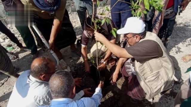 تدشين حملة تشجير وتوعية صحية في الحديدة
