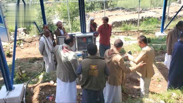 استكمال مشروع مياه في بني سعد بالمحويت