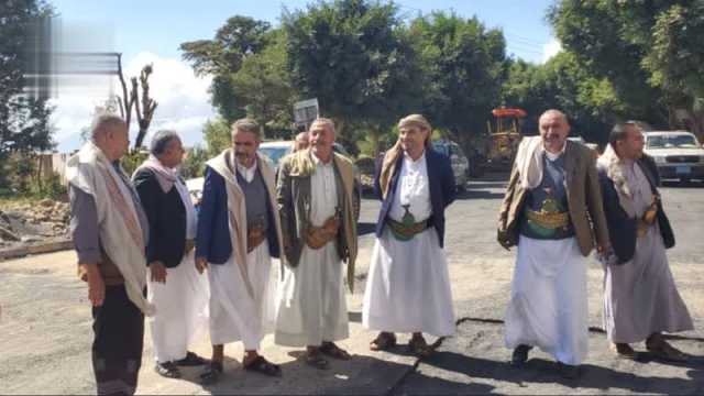 تفقد أعمال ترميم وإعادة تأهيل شوارع المحويت