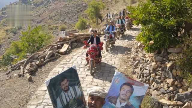 مسير بالدراجات النارية لخريجي دورات “طوفان الأقصى” في ملحان وفاءً للشهداء