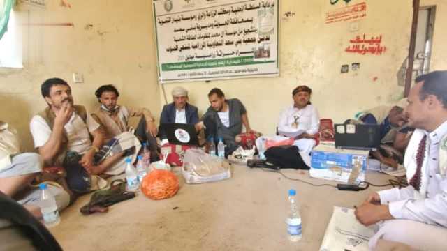 ورشة في بني سعد تناقش خطة تشكيل المجاميع الإنتاجية للعام 1447هـ