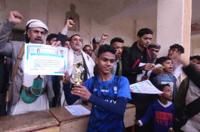 السنوار يتوج ببطولة الشهيد الغماري لكرة القدم في أفلح الشام بحجة