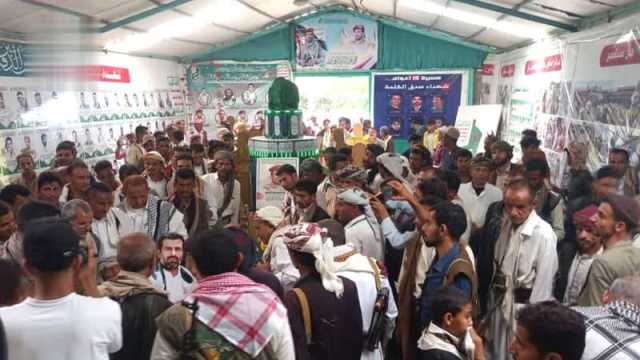 فعالية خطابية في ملحان بالمحويت بالذكرى السنوية للشهيد