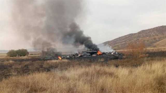 تركيا.. تحطم طائرة شحن عسكرية على متنها 20 شخصا في جورجيا