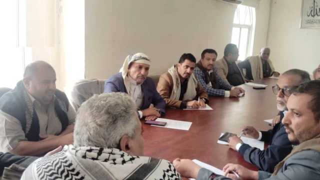 مناقشة جهود التعبئة والتحشيد ودورات “طوفان الأقصى” بمديرية التعزية