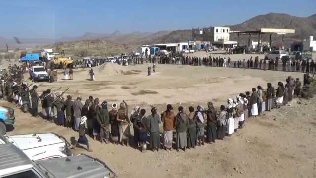 مأرب .. لقاء مسلح لقبائل الصعاترة تأكيداً على الجهوزية واستمرار التعبئة