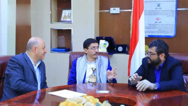 الصعدي وشيبان يناقشان التعليم وضمان الجودة بجامعة العلوم والتكنولوجيا