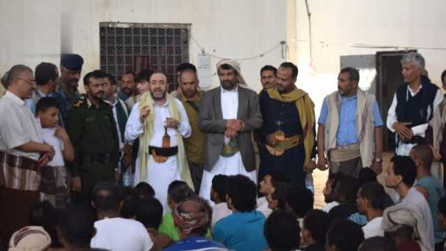 رئيس هيئة التفتيش يتفقد أوضاع نزلاء ونزيلات الإصلاحية المركزية في الحديدة