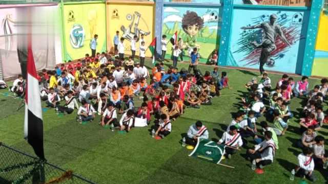 تدشين دوري الهوية الإيمانية المدرسي لكرة القدم في مديرية الوحدة