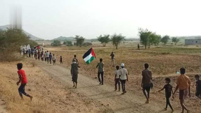 مسير ومناورة لخريجي دورات” طوفان الأقصى” في حرض بحجة